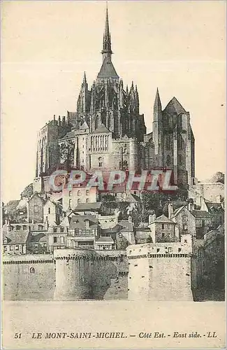 Ansichtskarte AK le Mont St-Michel cote Est