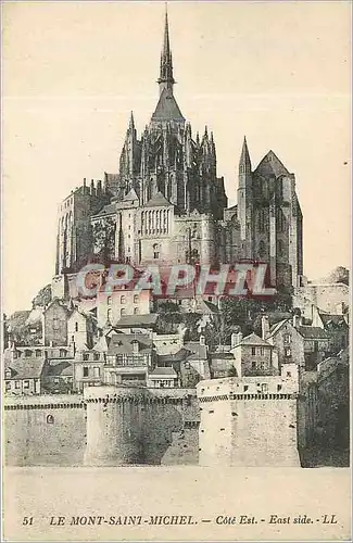 Cartes postales le Mont St-Michel cote Est