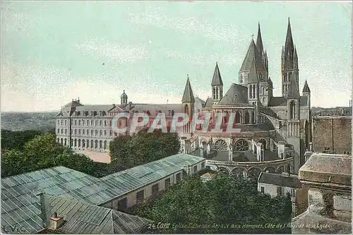 Cartes postales Caen eglise St-Etienne