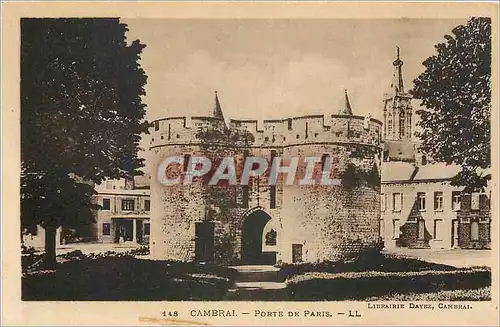 Cartes postales Cambrai porte de Paris