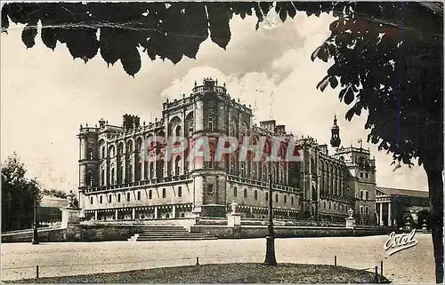 Cartes postales Le ch�teau de saint-Germain fa�ade sur les parterres