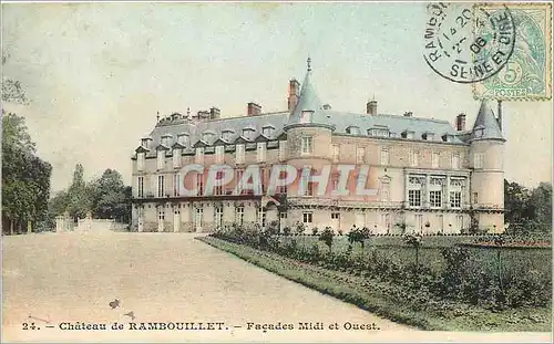 Ansichtskarte AK Ch�teau de Rambouillet fa�ades Midi et Ouest