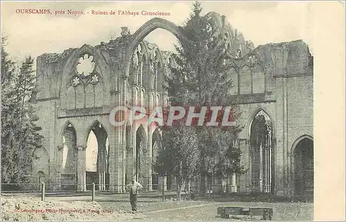 Ansichtskarte AK Ourscamps Ruines de l'abbaye cistercienne