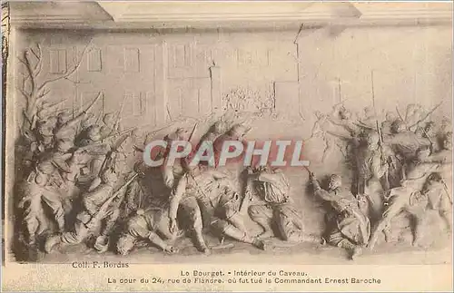 Cartes postales Le Bourget interieur du caveau la cour du 24 rue de Flandre Militaria