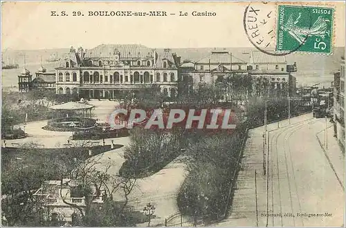 Cartes postales Boulogne-sur-Mer le casino