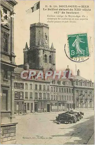 Cartes postales Boulogne-s-Mer Le beffroi