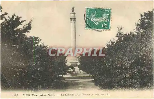 Ansichtskarte AK Boulogne-sur-Mer la colonne de la grande arm�e