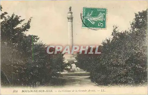 Cartes postales Boulogne-sur-Mer la colonne de la grande arm�e