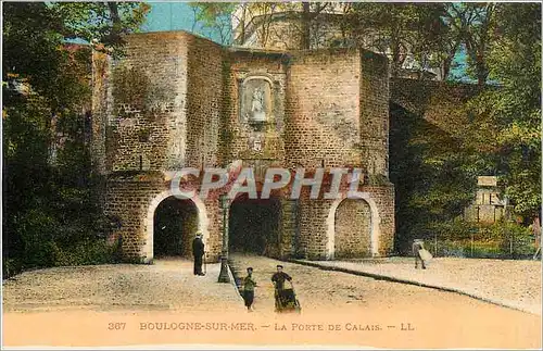 Cartes postales Boulogne-sur-Mer la porte de Calais