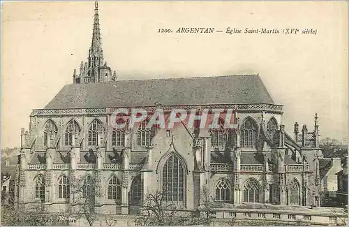 Cartes postales Argentan Eglise Saint-Martin