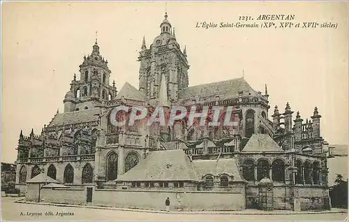 Ansichtskarte AK Argentan l'eglise Saint-Germain