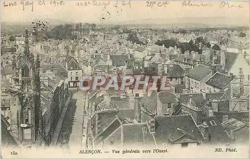 Cartes postales Alen�on vue generale vers l'ouest