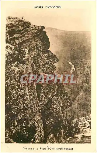 Cartes postales Domaine de la Roche d'Oetre profil humain