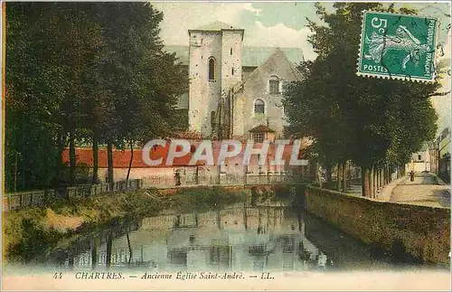 Cartes postales Chartres ancienne Eglise Saint Andre