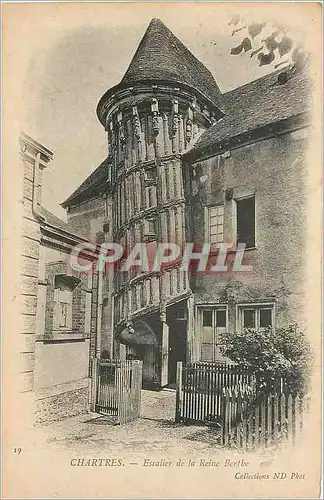 Cartes postales Chartres Escalier de la reine Berthe