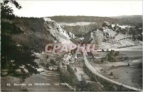 Cartes postales moderne Environs de Pontarlier les forts