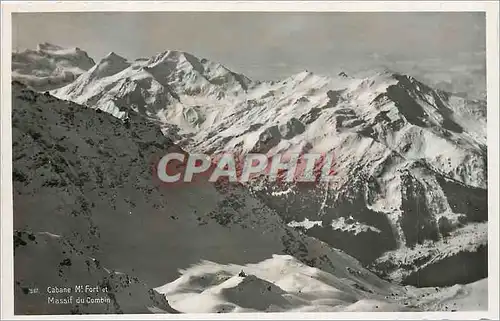 Cartes postales moderne Cabane mit Fort et massif du Combin