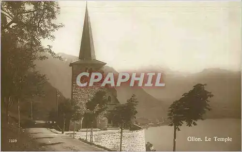 Cartes postales moderne Glion le temple