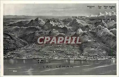 Cartes postales moderne Lac Leman