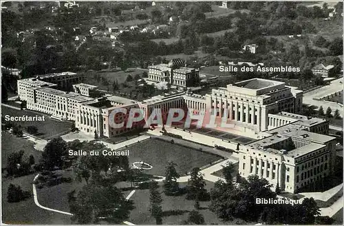 Moderne Karte Geneve le palais des Nations Unies