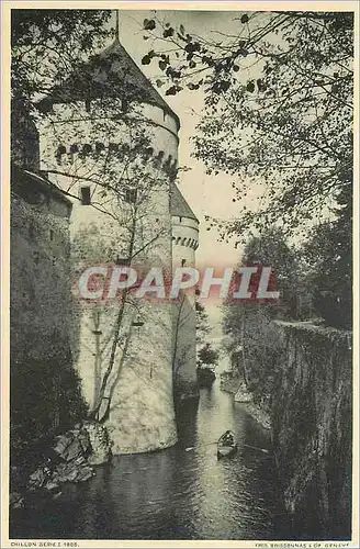 Cartes postales Chillon le fosse et l'enceinte orientale ou du sud au nord