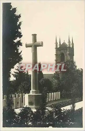 Cartes postales Vevey Eglise Saint Martin