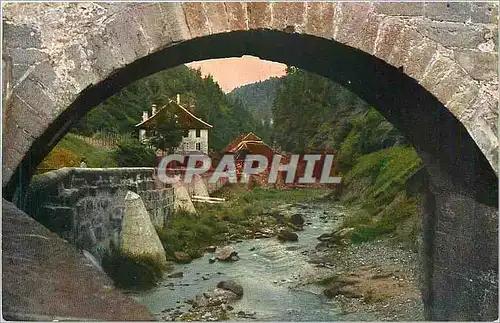 Cartes postales Fribourg a l'entree du Gotteron