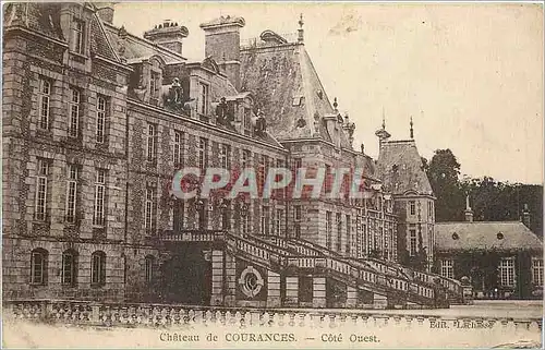 Cartes postales Chateau de Courances cote ouest