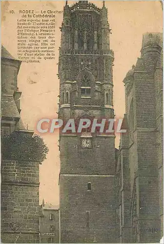 Cartes postales Rodez le clocher de la Cathedrale