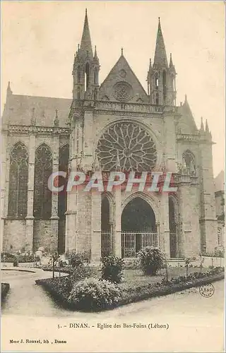 Ansichtskarte AK Dinan Eglise des Bas Foins Lehon