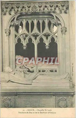 Ansichtskarte AK Dreux Chapelle St Louis tombeau du Duc et de la Duchesse d'Orleans