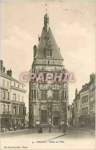 Cartes postales Dreux Hotel de ville