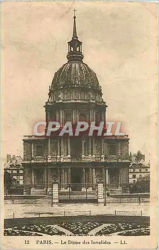 Ansichtskarte AK Paris Le dome des Invalides