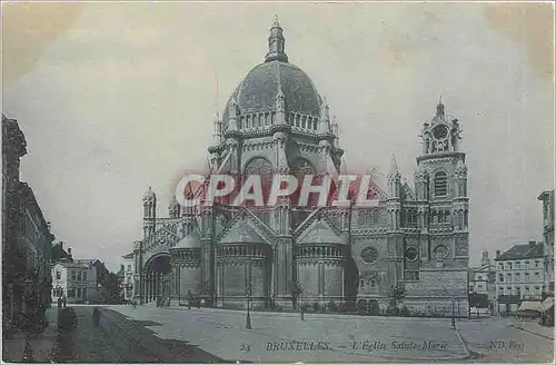 Cartes postales Bruxelles l'Eglise Sainte Marle