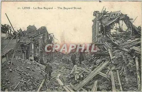 Cartes postales Lens la Rue Bayard