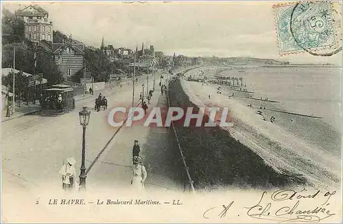 Cartes postales Le Havre le Boulevard Maritime