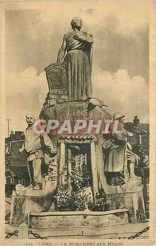 Cartes postales Lens le monument aux morts