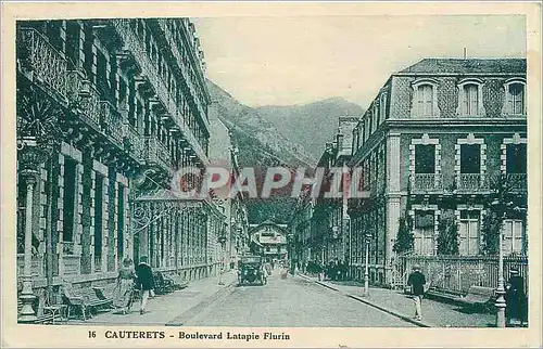 Cartes postales Cauterets boulevard Latapie Flurin