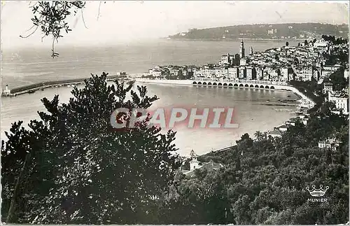 Cartes postales Menton vue generale prise de