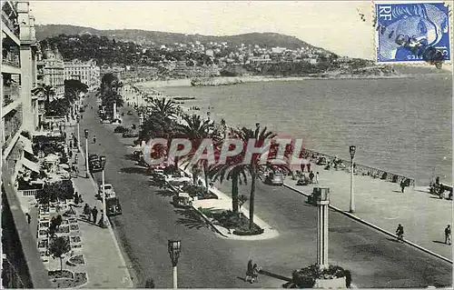 Cartes postales Nice le mont Boron la promenade des Anglais