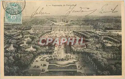 Cartes postales Panorama de Versailles