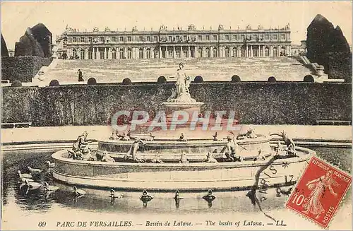 Cartes postales Parc de Versailles Bassin de Latone