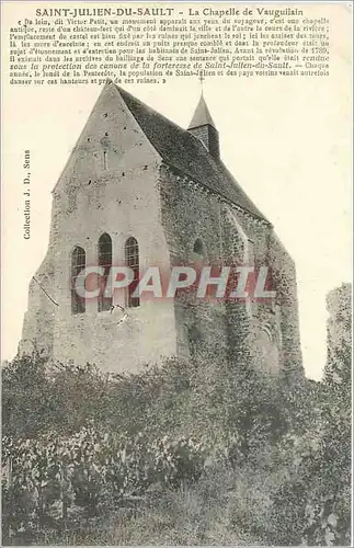 Ansichtskarte AK Saint Julien du Sault la chapelle de Vauguilain