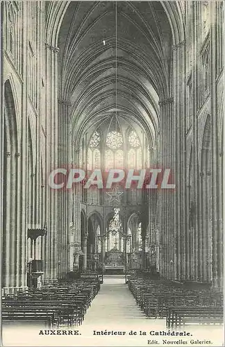 Ansichtskarte AK Auxerre interieur de la Cathedrale