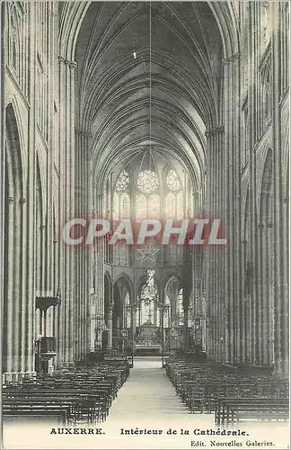Cartes postales Auxerre interieur de la Cathedrale