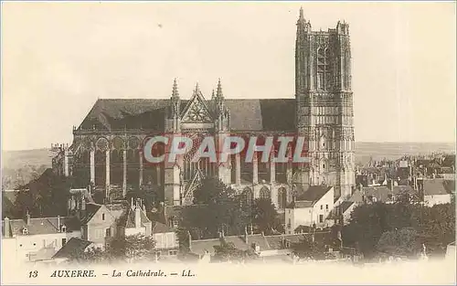Cartes postales Auxerre la Cathedrale