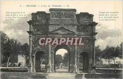 Cartes postales Orange l'Arc de Triomphe