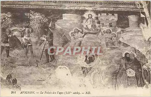 Cartes postales Avignon le Palais des papes XIV siecle