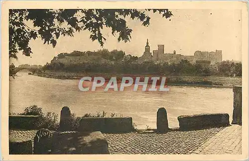 Cartes postales Avignon Vaucluse le Rhone et le Palais des papes