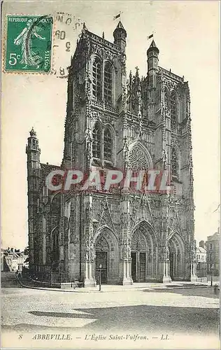 Cartes postales Abbeville l'eglise Saint Vulfran